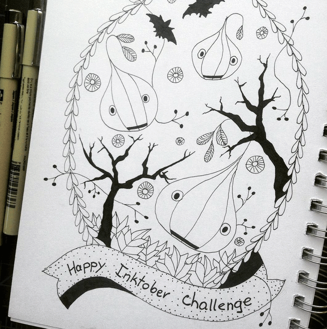 Daily Drawing Practice: Inktober Challenge
